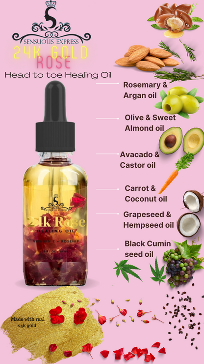 24k Rose Botanical Oil